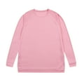 thumbnail image 1 of Mlzmgr Plus Size Sports Shirts for Men L-5XL Long Sleeve Crewneck Sweatshirts Solid Color Everyday Wear Mens Tops, 1 of 3