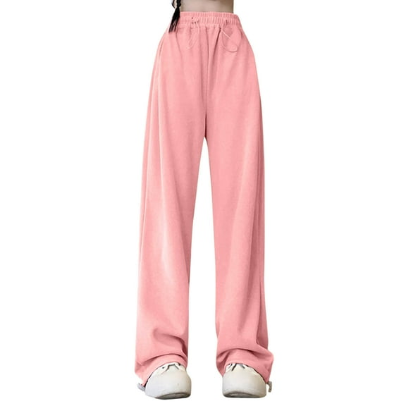 Mlzmgr Plus Size Womens Sweatpants S-4XL Ribbed Knit Drawstring Elastic Waist Trousers Athletic Workout Gym Pants