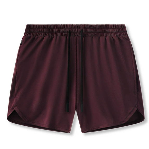 Mlzmgr Running Shorts for Men Slim Fitted Breathable Men Gym Workout Muscle Shorts Solid Color