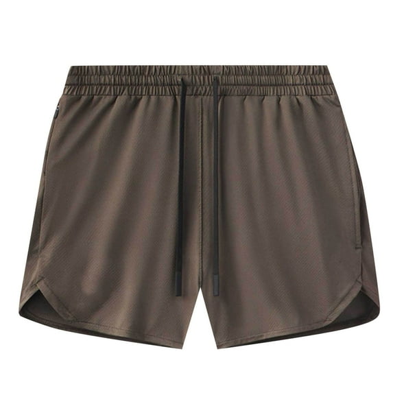 Mlzmgr Running Shorts for Men Slim Fitted Breathable Men Gym Workout Muscle Shorts Solid Color