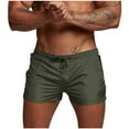 thumbnail image 1 of Mlzmgr Shorts Men Slim Fitted 5 Inch Inseam Drawstring Shorts Elastic Waisted Ahtletic Casual Shorts, 1 of 5
