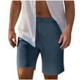 thumbnail image 1 of Mlzmgr Shorts for Men Casual Regular Fitted Shorts with Pockets Drawstring Elastic Waist Beach Loungewear Shorts, 1 of 8