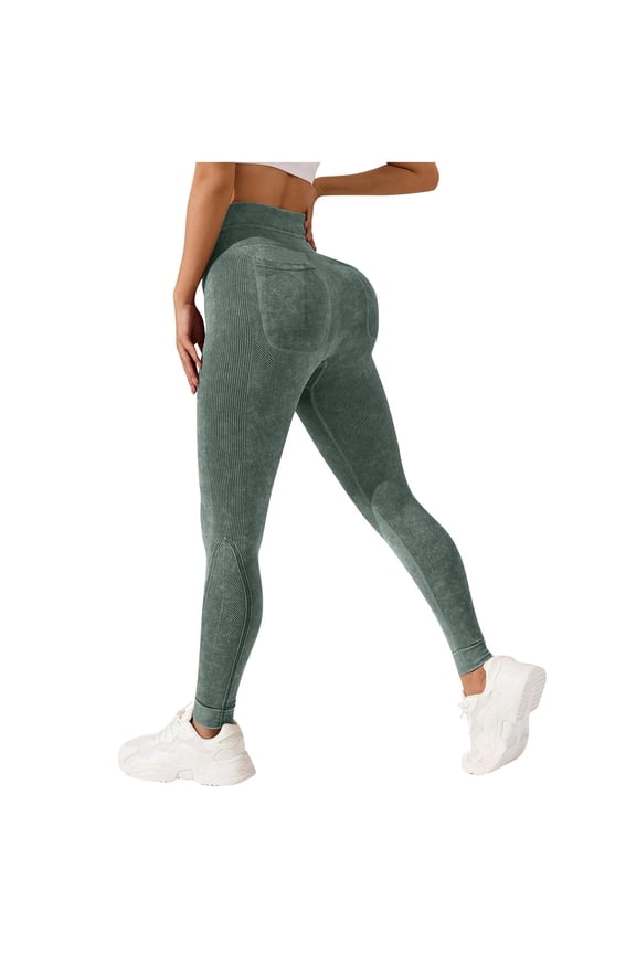 Spandex Leggings for Women Yoga Pants with Pockets Gym Outdoor Active Running Stretchy Slim Fitted Pants