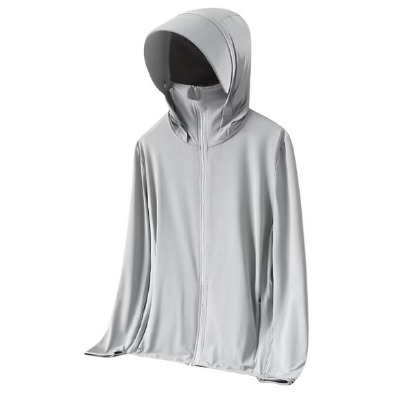 Mlzmgr Sun Protection Jackets for Women Long Sleev Hooded Breatheble Lightweight Outdoor Casual Shirts for Women