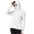 thumbnail image 1 of Mlzmgr Sun Protection Jackets for Women Zip up Long Sleeve Stertchy Outdoor Active Fishing Hiking Jackets, 1 of 8