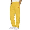 thumbnail image 1 of Mlzmgr Sweatpants Men Drawstring Regular Fitted Elastic Waist Lounge Pants S-3XL Casual Going out Pants, 1 of 3