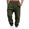 thumbnail image 1 of Mlzmgr Sweatpants for Men Loose Elastic Waisted Drawstring Joggers with Pockets Running Gym Workout Casual Pants, 1 of 8