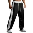 thumbnail image 1 of Mlzmgr Sweatpants for Men Loose Fitted Drawstring Elastic Waist Trousers Athletic Workout Gym Pants, 1 of 8