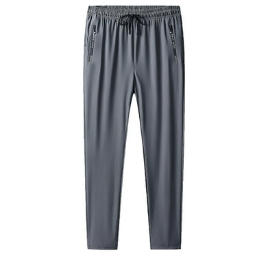Mlzmgr Sweatpants for Men Plus Size M-4XL Lightweigt Quick Drying Pants Elastic Waist Running Pants with Pockets