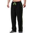 thumbnail image 1 of Mlzmgr Sweatpants for Men Straight Leg Drawstring Elastic Waist Moisture Wicking Trousers Summer Casual Workout Pants, 1 of 7