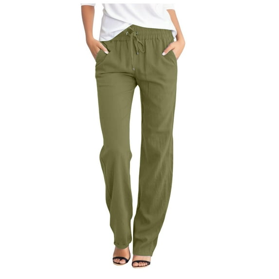 Mlzmgr Sweatpants for Women Drawstring Elastic Waist Sports Pants Loose Fitted Running Outdoor Trousers