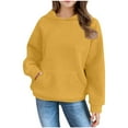 thumbnail image 1 of Mlzmgr Sweatshirts Hoodies for Teen Girls Long Sleeve Hooded Neck Loose Fitted Activewear Tops Sports Casual Daily Wear 4-15 Years, 1 of 7