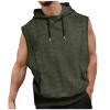 thumbnail image 1 of Mlzmgr Tank Tops for Men Hooded Sleeveless Drawstring Tops Athletic Workout Running Basketball Tanks, 1 of 7