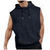 thumbnail image 1 of Mlzmgr Tank Tops for Men Hooded Sleeveless Drawstring Tops Athletic Workout Running Basketball Tanks, 1 of 7
