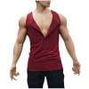 Mlzmgr Tank Tops for Men Slim Sleeveless Crewneck Mens Tanks Summer Trendy Workout Gym Tops Solid Color