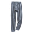 thumbnail image 1 of Mlzmgr Underwear Pants for Men Elastic Waist Spandex Stretchy Loungewear Underpants Fall Winter Men Pants, 1 of 3