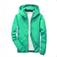 thumbnail image 1 of Mlzmgr Windbreakers for Boys Girls 3-12 Years Long Sleeve Hooded Full Zip up Waterproof Outdoor Active Jackets, 1 of 6