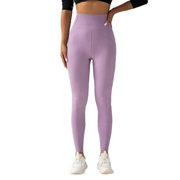 Mlzmgr Women's Yoga Leggings Hip Lifting Elastic High Waist Trousers Running Workout Sports Pants