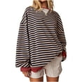 thumbnail image 1 of Mlzmgr Womens Hoodies V Neck Drawstring Pullover Fall Solid Color Loose Comfy Sweatshirts Blouse, 1 of 6