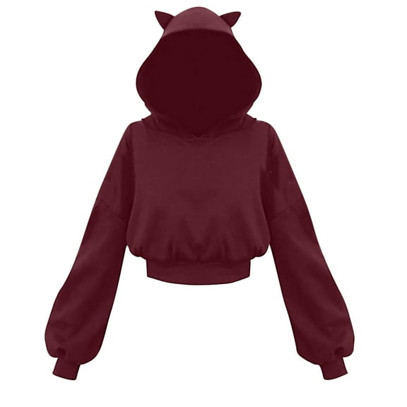 Mlzmgr Womens Hoodies V Neck Drawstring Pullover Fall Solid Color Loose Comfy Sweatshirts Blouse