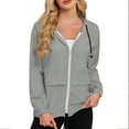 thumbnail image 1 of Mlzmgr Womens Lightweight Jackets Long Sleeve Full Zip up Outdoor Camping Hiking Quick Drying Shirts, 1 of 8
