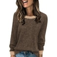 thumbnail image 1 of Mlzmgr Womens Tops Long Sleeve Hooded V Neck Breathable Sweatshirts for Women Solid Color Fall Winter Trendy, 1 of 7
