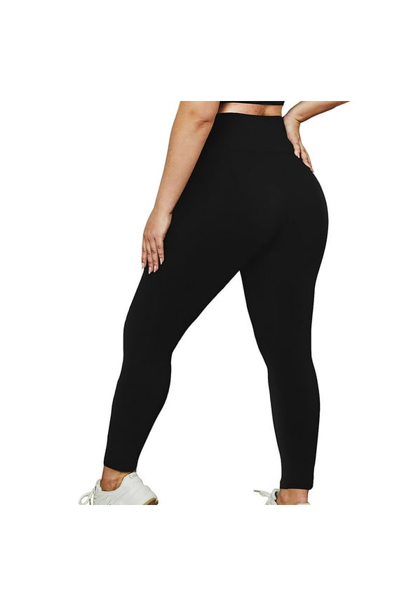 Yoga Legging for Women Plus Size High Waist Stretch Slim Fitting Trousers Workout Gym Pants