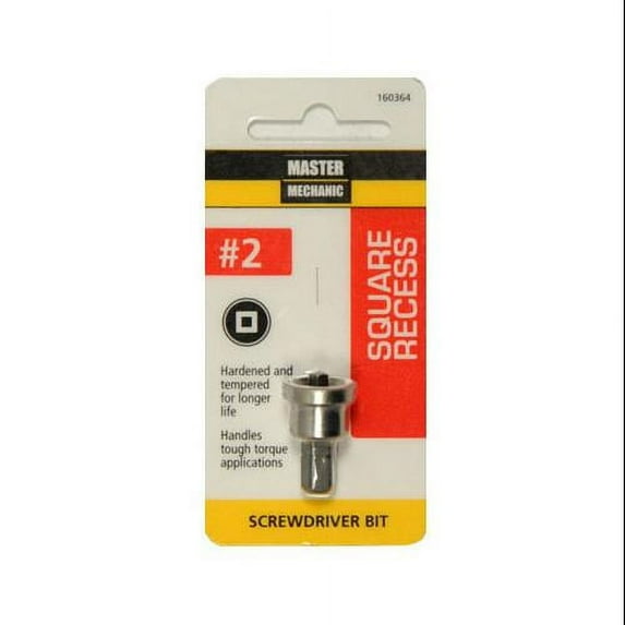 Mm #2 Sq Recess Bit, Disston, 160364