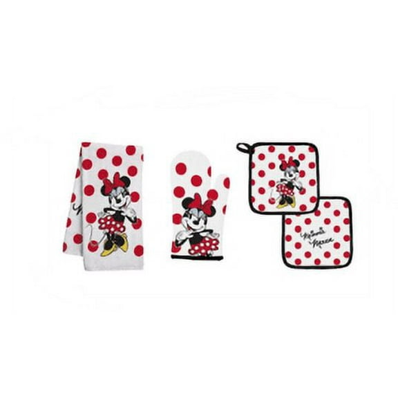 Minnie Mouse Dots 3 Pc Towel Set