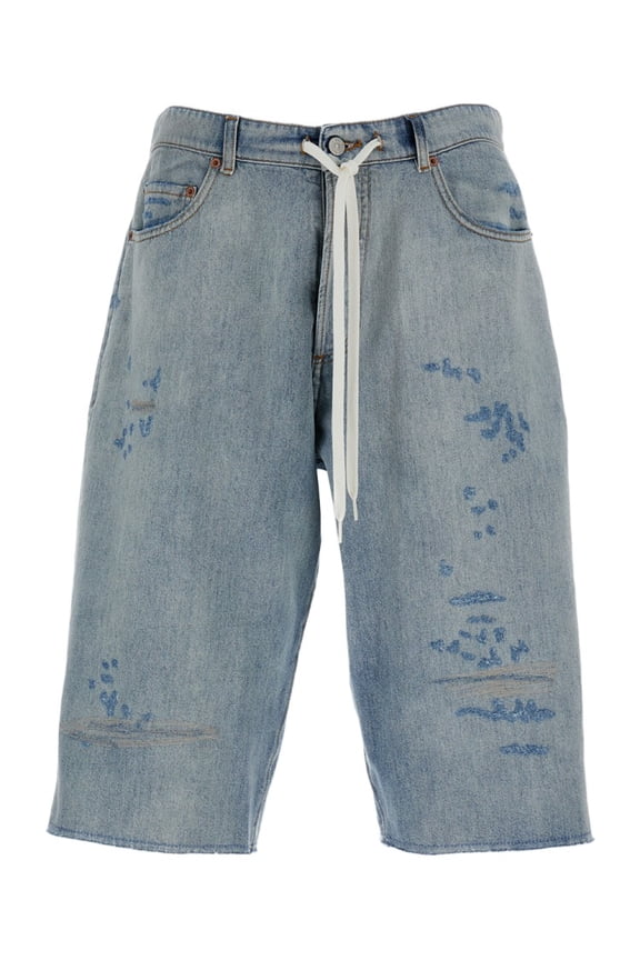 Denim Cut-Off Trousers (Men's)