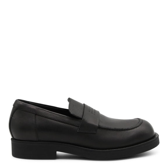 Mm6 By Maison Margiela Flat Shoes Black Black (Men's)