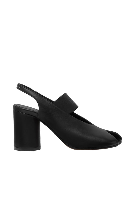 Slingback Pumps With Tabi Split Toe Black (Women's)