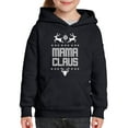 thumbnail image 1 of MmF - Big Boys Hoodies and Sweatshirts - Christmas Mama Claus Deers, 1 of 5