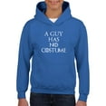 thumbnail image 1 of MmF - Big Boys Hoodies and Sweatshirts - Halloween A Guy Has No Costume, 1 of 5