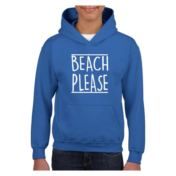 MmF - Big Boys Hoodies and Sweatshirts, up to Big Boys Size 24 - Beach Please