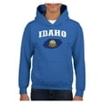 thumbnail image 1 of MmF - Big Boys Hoodies and Sweatshirts, up to Big Boys Size 24 - Idaho Flag, 1 of 5