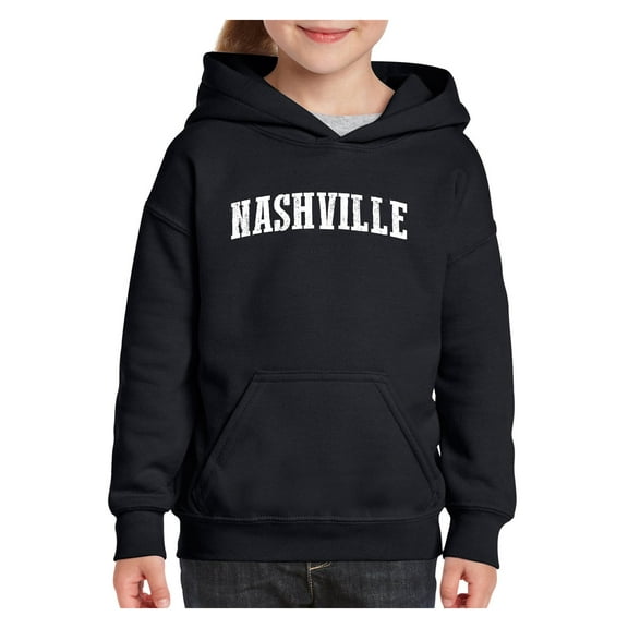 MmF - Big Boys Hoodies and Sweatshirts, up to Big Boys Size 24 - Nashville Tennessee Flag