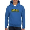 thumbnail image 1 of MmF - Big Boys Hoodies and Sweatshirts, up to Big Boys Size 24 - Softball Play Hard or Go Home, 1 of 5