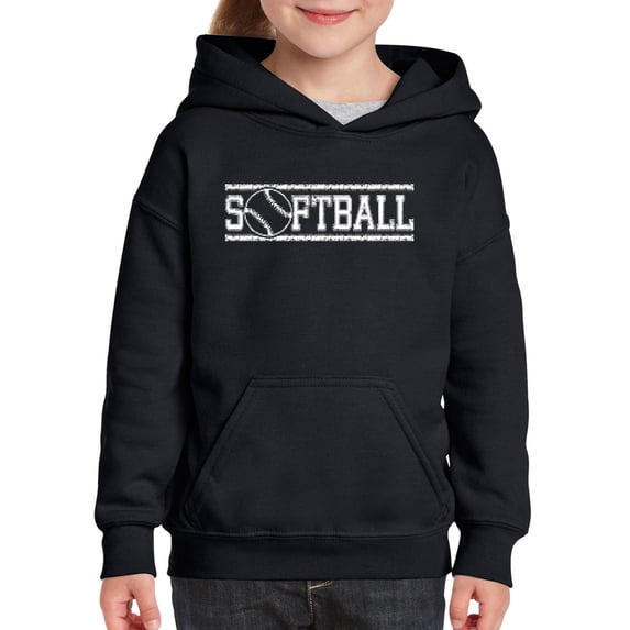 Big Boys Hoodies and Sweatshirts - Softball with Ball