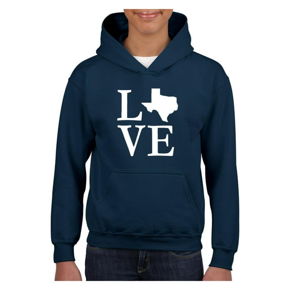 MmF - Big Boys Hoodies and Sweatshirts, up to Big Boys Size 24 - Texas Flag