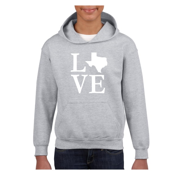 MmF - Big Boys Hoodies and Sweatshirts, up to Big Boys Size 24 - Texas Flag