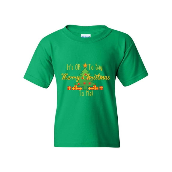MmF - Big Boys T-Shirts and Tank Tops - It is OK to Say Merry Xmas To Me