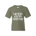 thumbnail image 1 of MmF - Big Boys T-Shirts and Tank Tops - Merry Christmas ELF in Green, 1 of 5