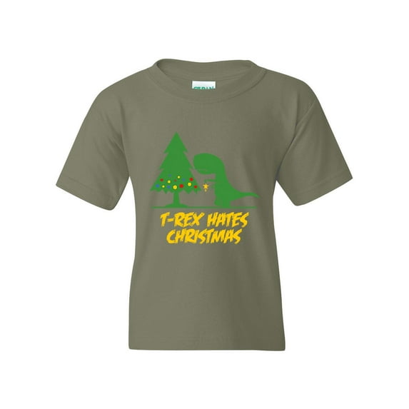MmF - Big Boys T-Shirts and Tank Tops - XMAS DINOSAUR