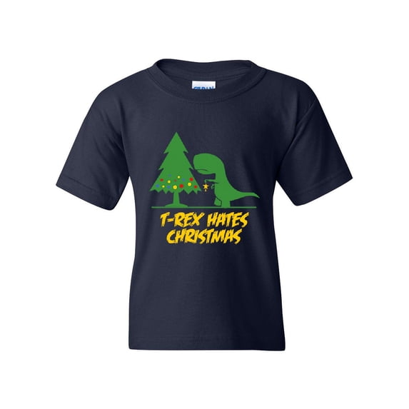 MmF - Big Boys T-Shirts and Tank Tops - XMAS DINOSAUR