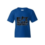 MmF - Big Boys T-Shirts and Tank Tops, up to Big Boys Size 24 - Eat Sleep Hockey