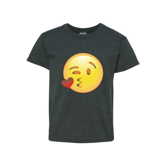 MmF - Big Boys T-Shirts and Tank Tops, up to Big Boys Size 24 - Emoji Winky Face