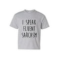 thumbnail image 1 of MmF - Big Boys T-Shirts and Tank Tops, up to Big Boys Size 24 - I Speak Fluent Sarcasm, 1 of 5