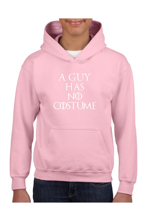Artix - Big Girls Hoodies and Sweatshirts - Halloween Costume Guy Has No Costume