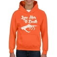 thumbnail image 1 of MmF - Big Girls Hoodies and Sweatshirts - Halloween Love Her to Death Matching Halloween Couple, 1 of 5